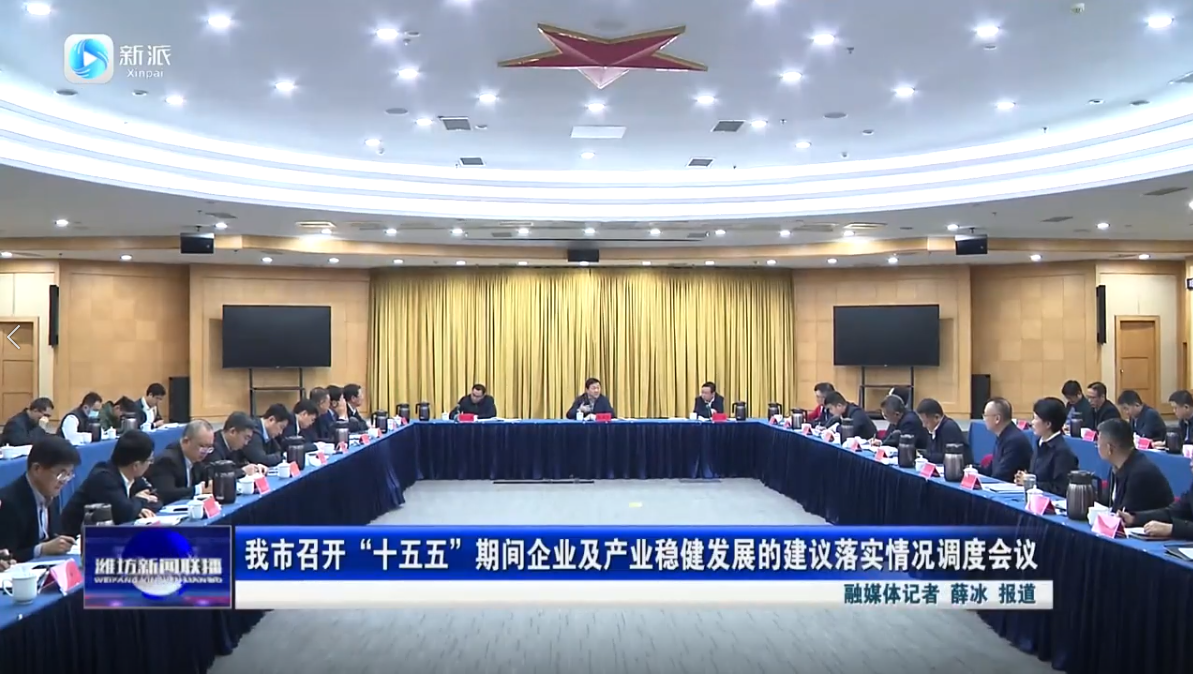 我市召开“十五五”期间企业及产业稳健发展的建议落实情况调度会议